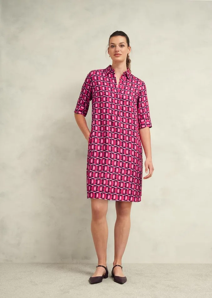 Women Marciella Dress Pink Multi Hobbs Dresses and Jumpsuits