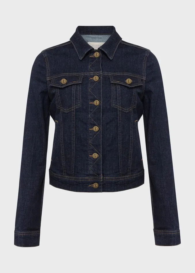 Women Mariam Jacket Indigo Hobbs Coats and Jackets