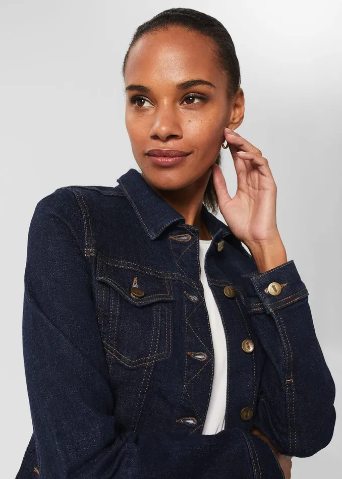 Women Mariam Jacket Indigo Hobbs Coats and Jackets