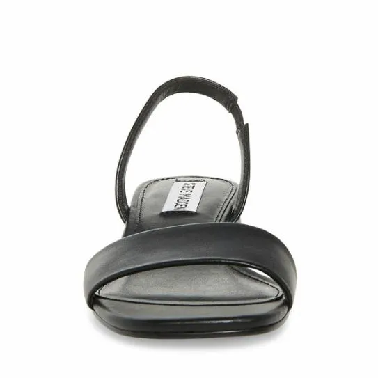 Women MARIAN BLACK LEATHER Black Leather Steve Madden Sandals Women MARIAN BLACK LEATHER Black Leather Steve Madden Sandals