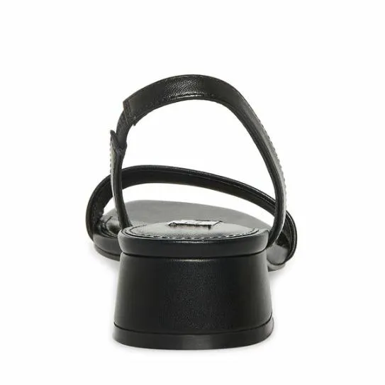 Women MARIAN BLACK LEATHER Black Leather Steve Madden Sandals Women MARIAN BLACK LEATHER Black Leather Steve Madden Sandals