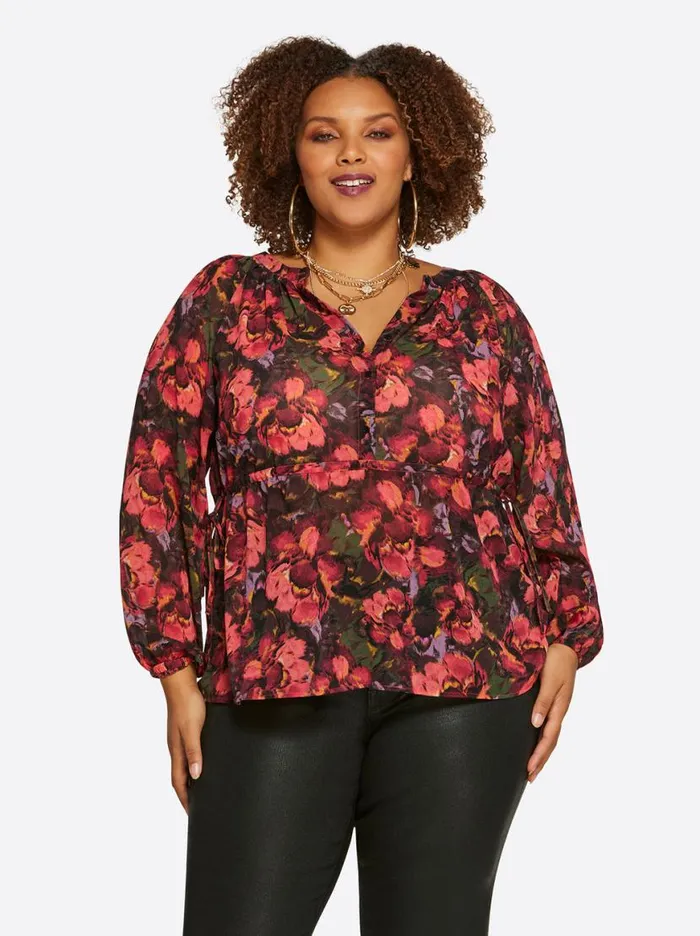 Women Marjorie Top In Posy Symphony Jessica Simpson Tops and Tees