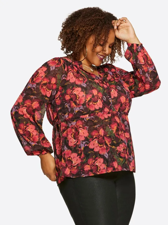 Women Marjorie Top In Posy Symphony Jessica Simpson Tops and Tees