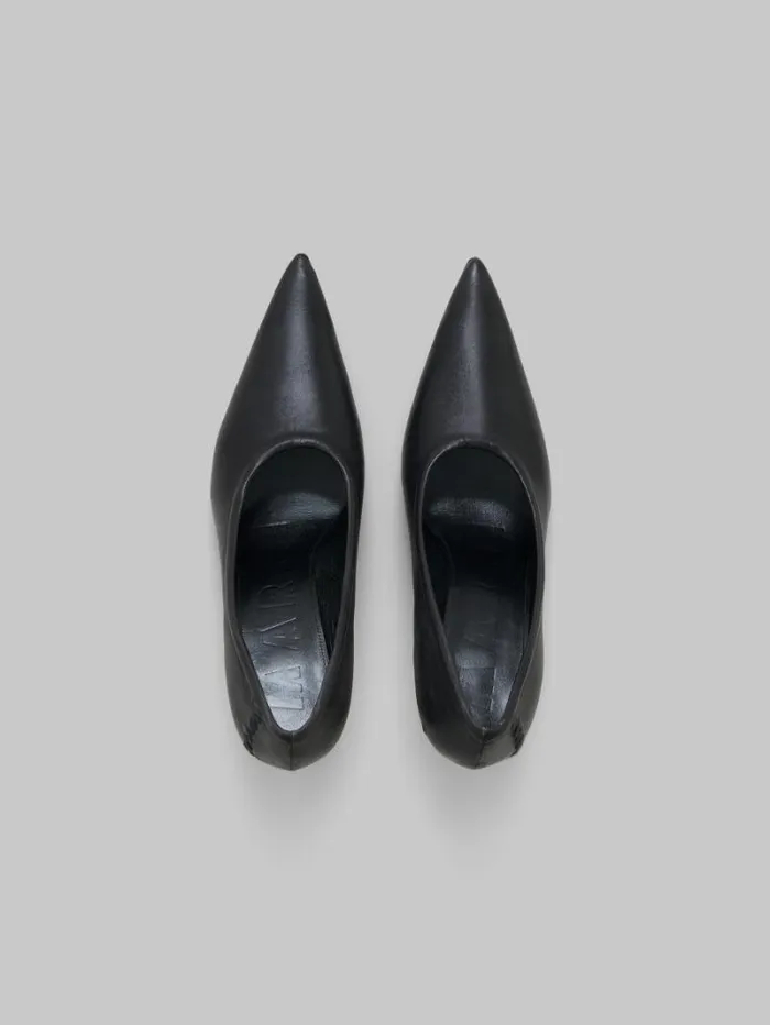 Women Marni Heels Black Nappa Spike Pump
