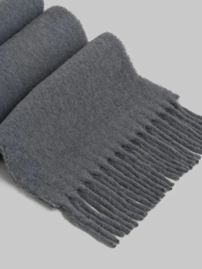 Women Marni Scarves Grey Alpaca Scarf