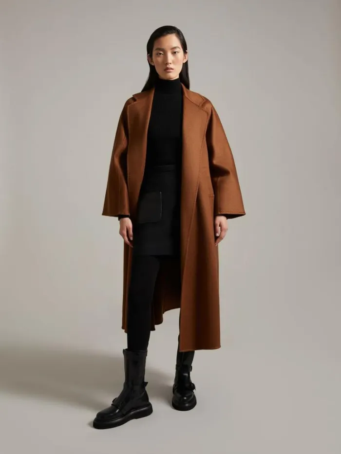 Women Max Mara Coats Ludmilla Icon Coat Tobacco