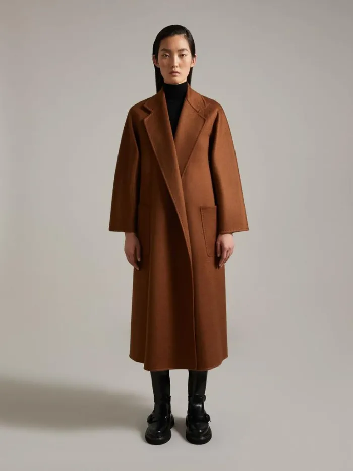 Women Max Mara Coats Ludmilla Icon Coat Tobacco