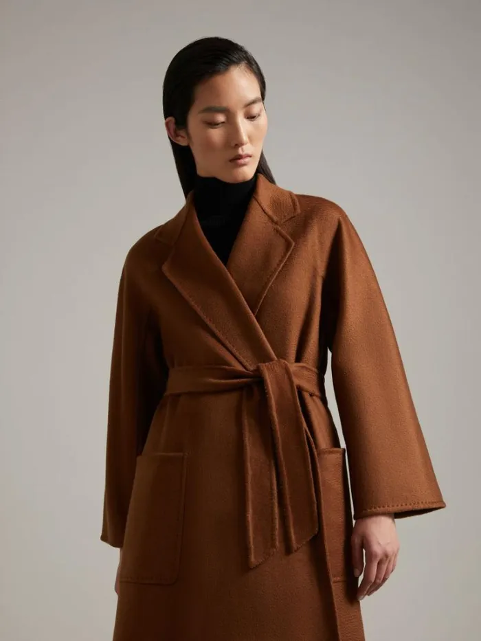 Women Max Mara Coats Ludmilla Icon Coat Tobacco