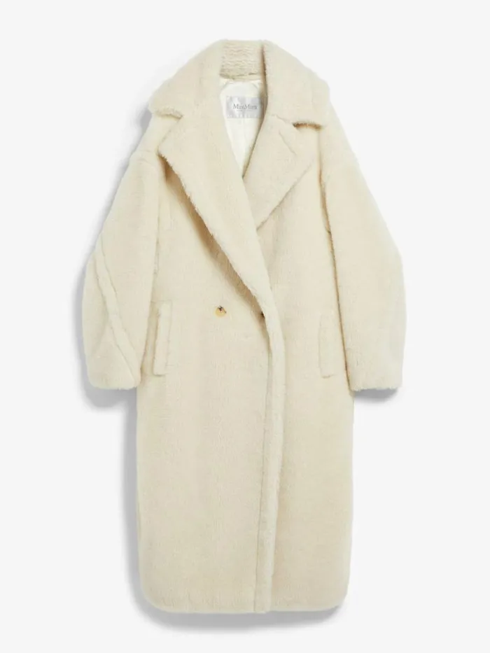 Women Max Mara Coats Teddy Bear Icon Coat White