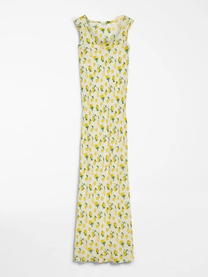 Women Max Mara Dresses Long Sleeveless Dress Vanilla