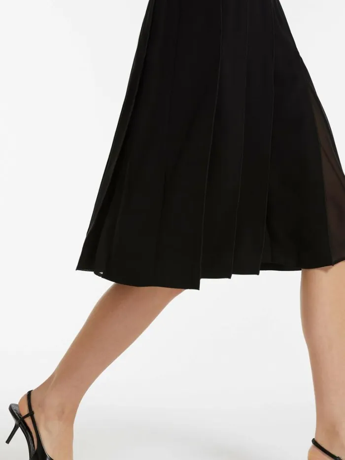 Women Max Mara Dresses Striped Cady Dress Black