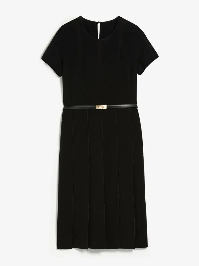 Women Max Mara Dresses Striped Cady Dress Black