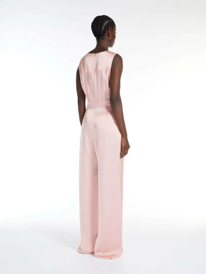 Women Max Mara Jumpsuits Envers Satin Jumpsuit Pink