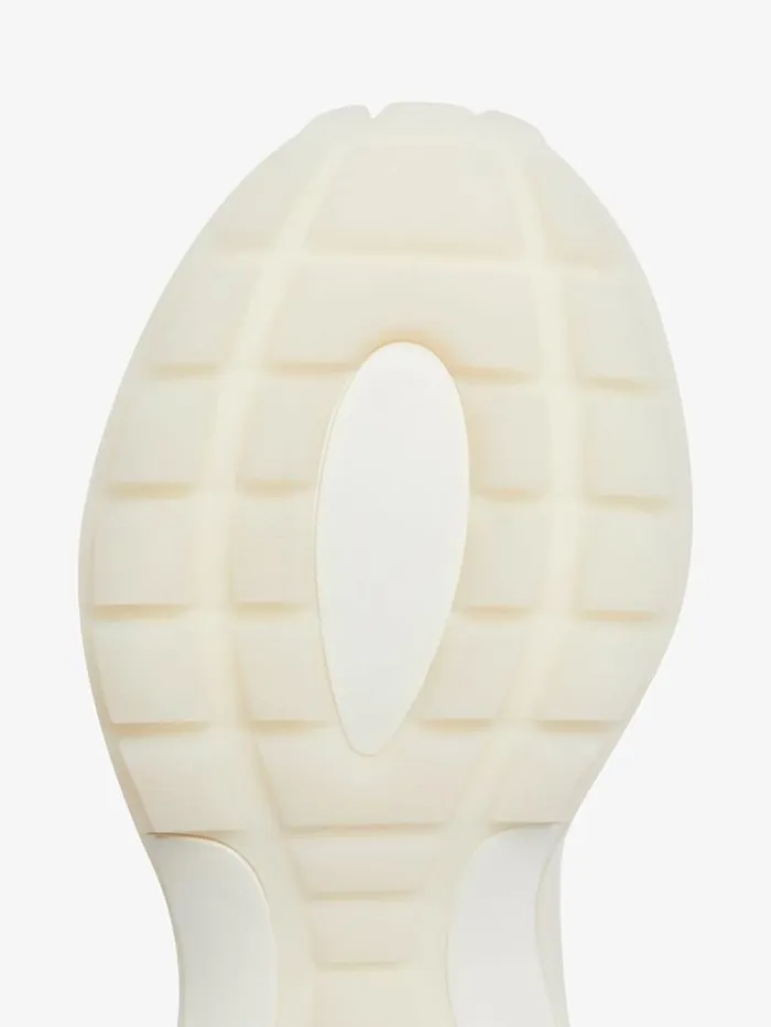 Women Max Mara Sneakers Canvas Sneakers With Chunky Soles White