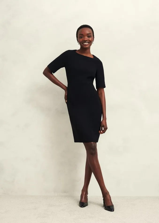 Women Maya Dress Black Hobbs Suits and CoOrds
