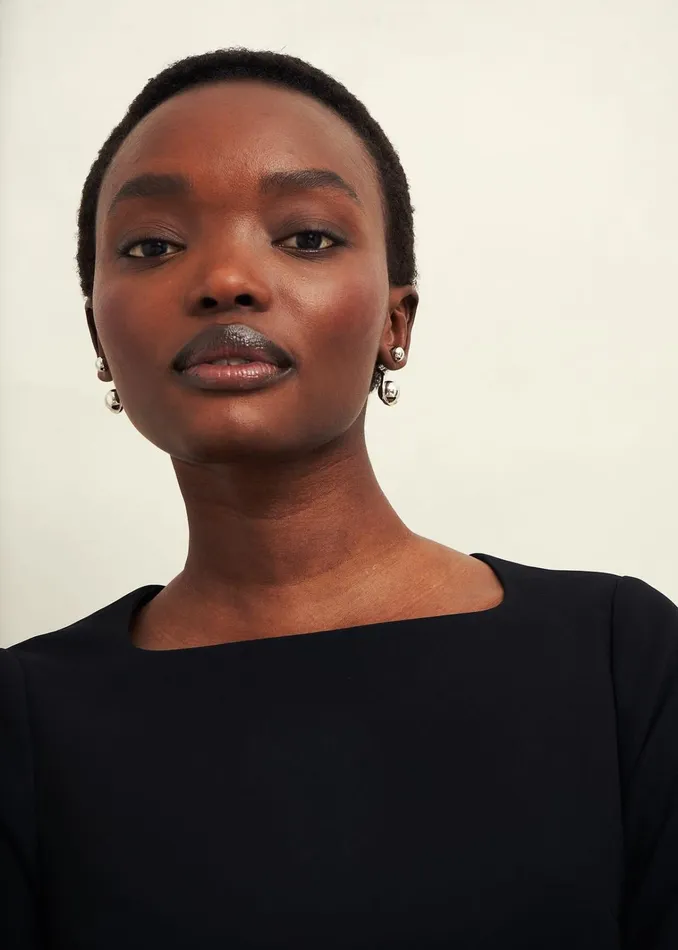 Women Maya Dress Black Hobbs Suits and CoOrds
