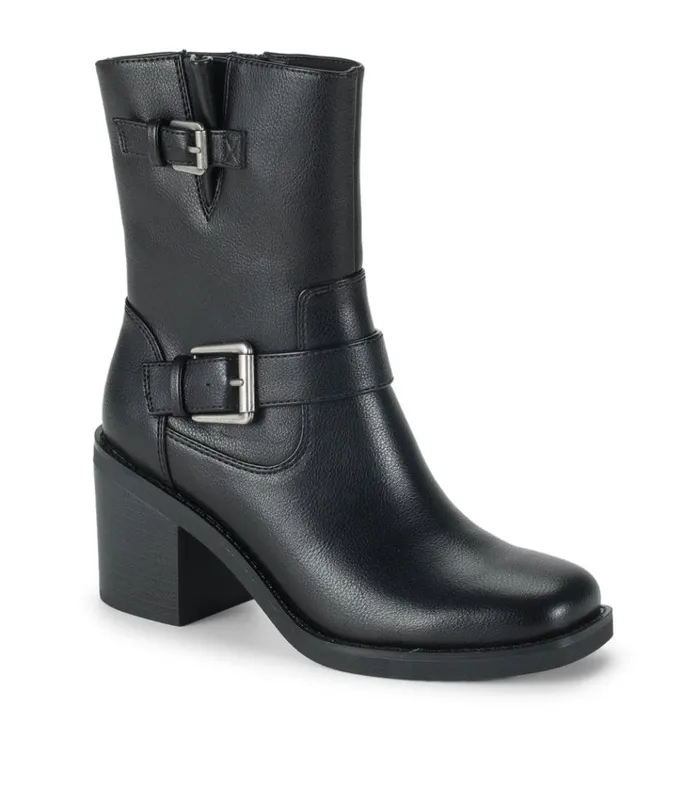 Women Mayla Mid Calf Boot Black Baretraps Booties