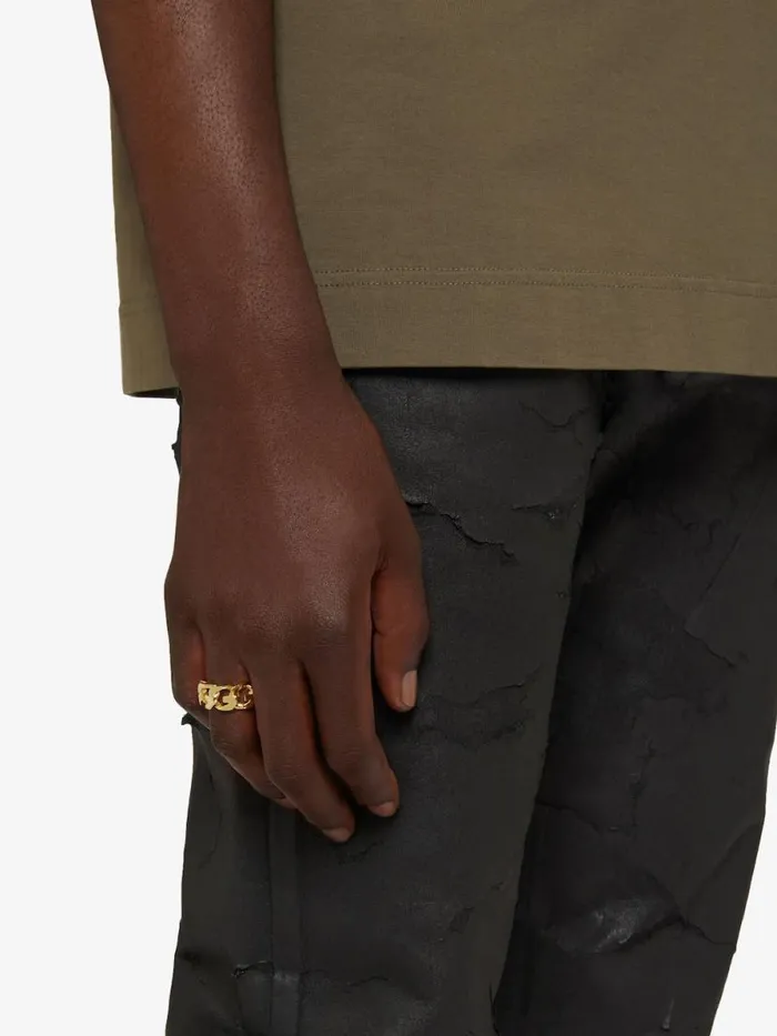 WomenMen Jewelry Givenchy G Chain Ring In Metal Golden Yellow WomenMen Jewelry Givenchy G Chain Ring In Metal Golden Yellow
