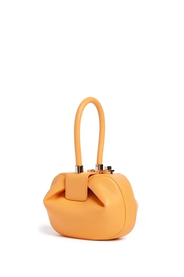 WomenMen Mini Bags Gabriela Hearst Demi Bag In Fluorescent Orange Nappa Leather