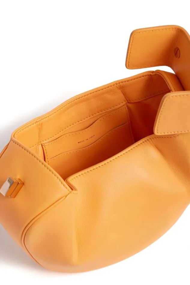 WomenMen Mini Bags Gabriela Hearst Demi Bag In Fluorescent Orange Nappa Leather