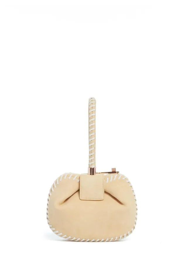 WomenMen Mini Bags Gabriela Hearst Whipstitch Demi Bag In Nude Suede