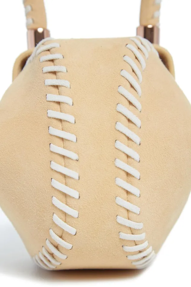 WomenMen Mini Bags Gabriela Hearst Whipstitch Demi Bag In Nude Suede