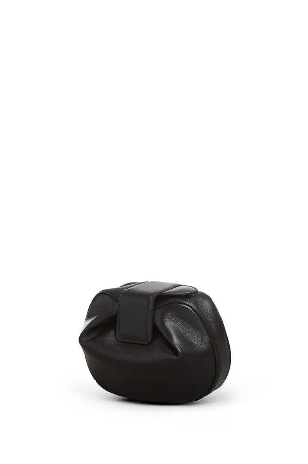 WomenMen Pouches and Clutches Gabriela Hearst Soft Demi Clutch In Black Nappa Leather
