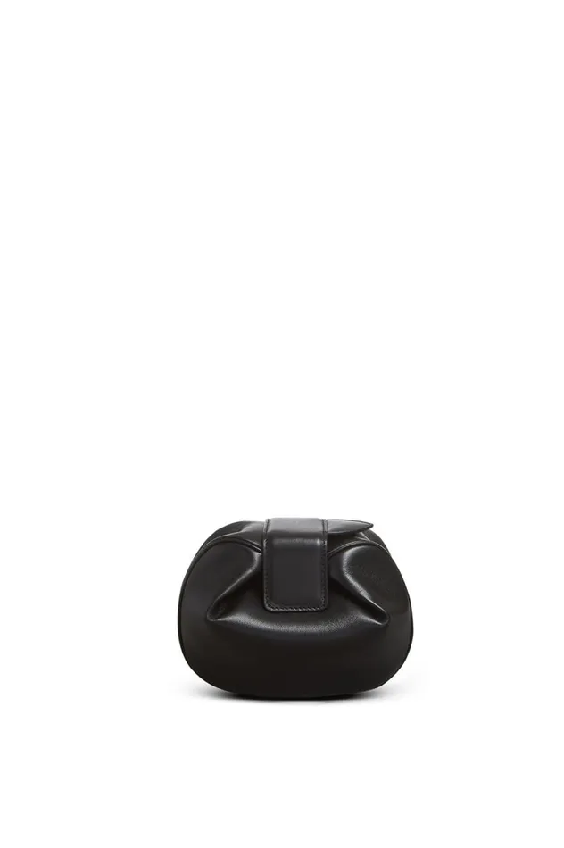 WomenMen Pouches and Clutches Gabriela Hearst Soft Demi Clutch In Black Nappa Leather