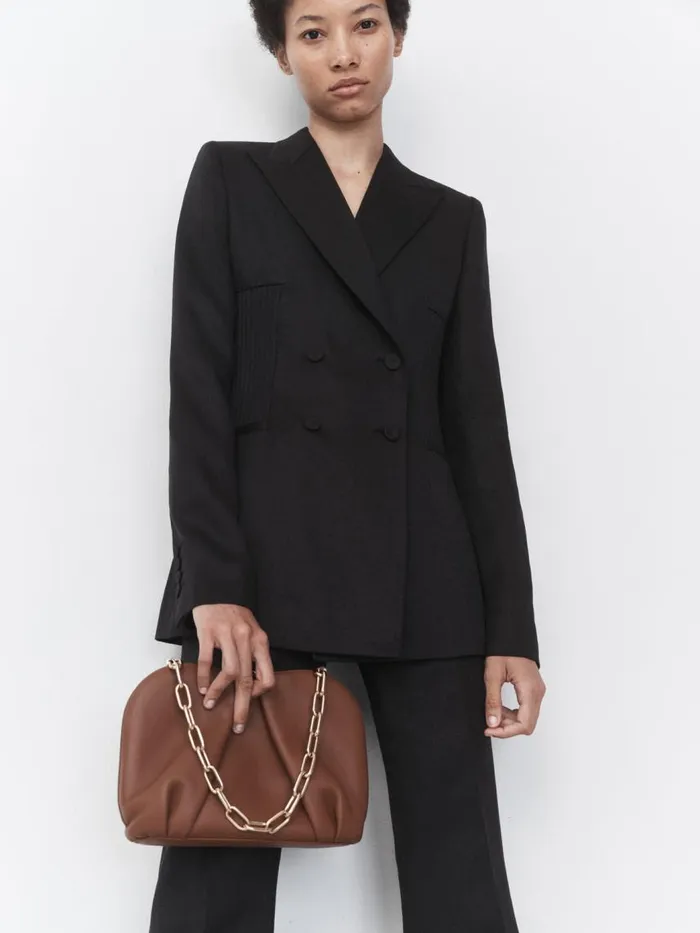WomenMen Pouches and Clutches Gabriela Hearst Taylor Bag In Cognac Nappa Leather