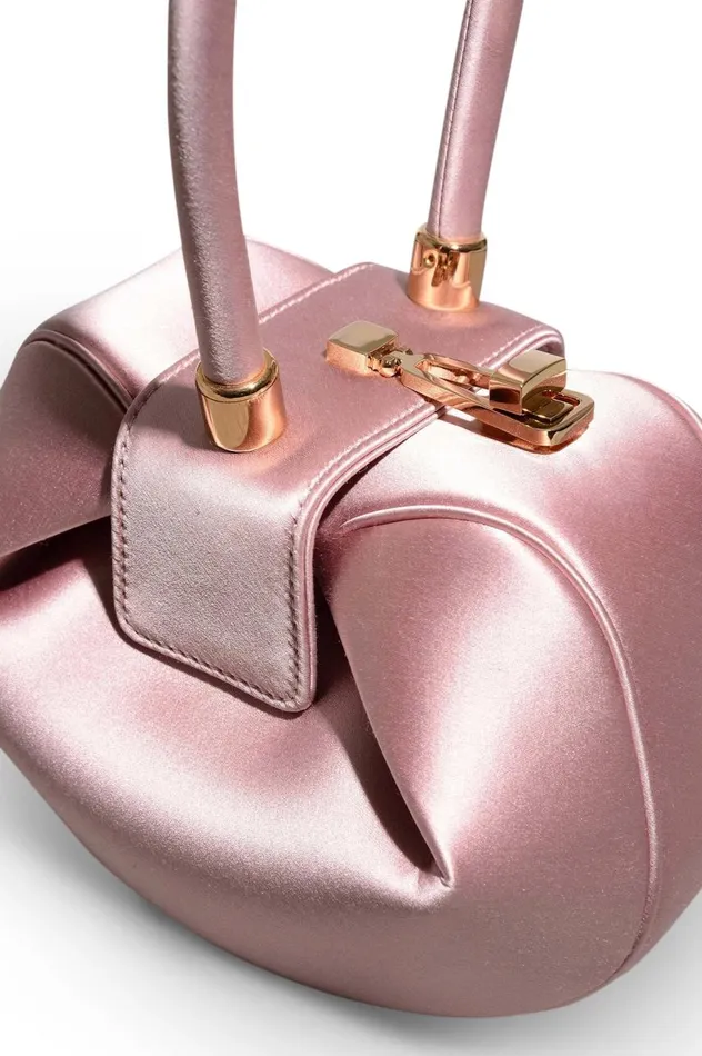 WomenMen Top Handles Gabriela Hearst Demi Bag In Amethyst Satin
