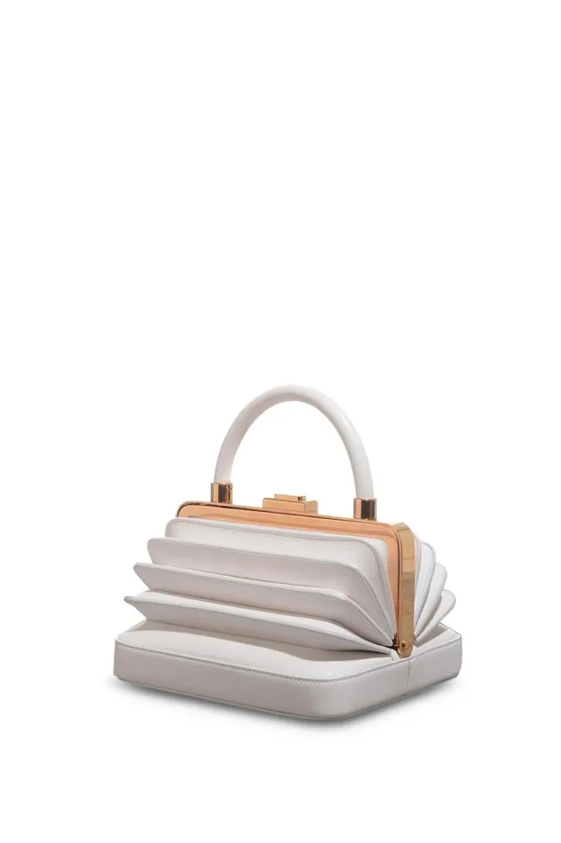 WomenMen Top Handles Gabriela Hearst Diana Bag In Ivory Nappa Leather