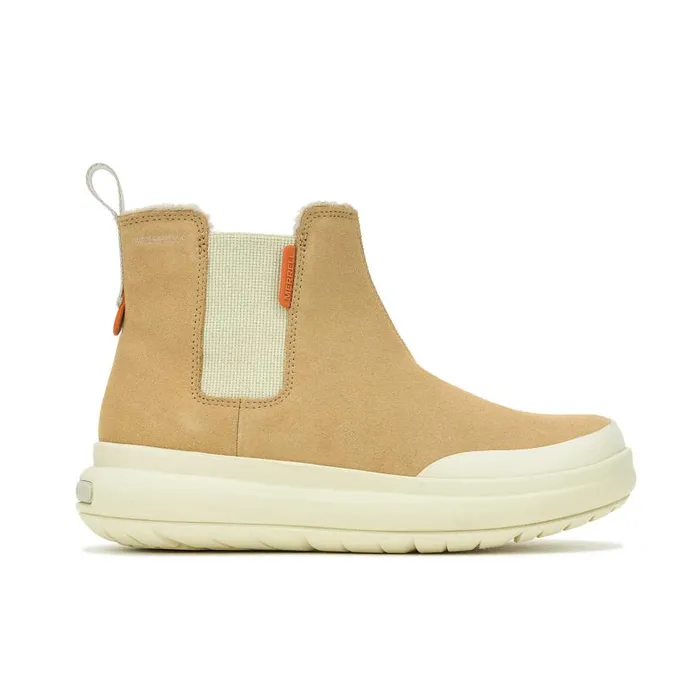 Women Merrell Boots Marquette Thermo Pull On Waterproof Tan