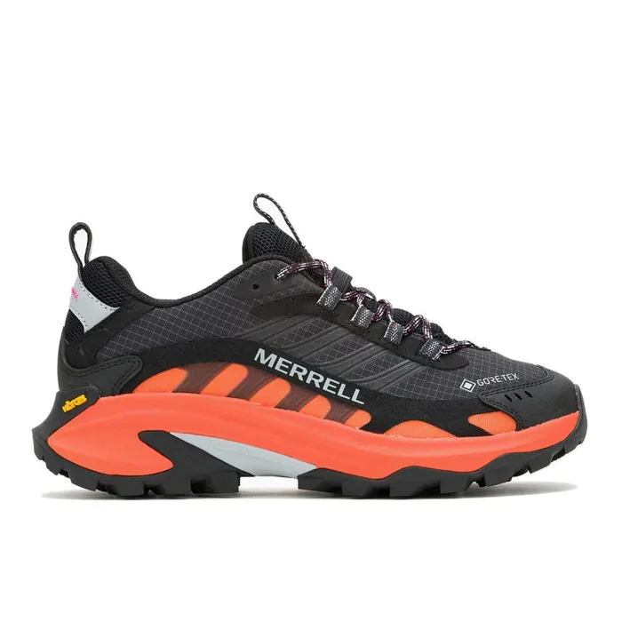 Women Merrell Shoes Moab Speed 2 GORETEX Blackorange