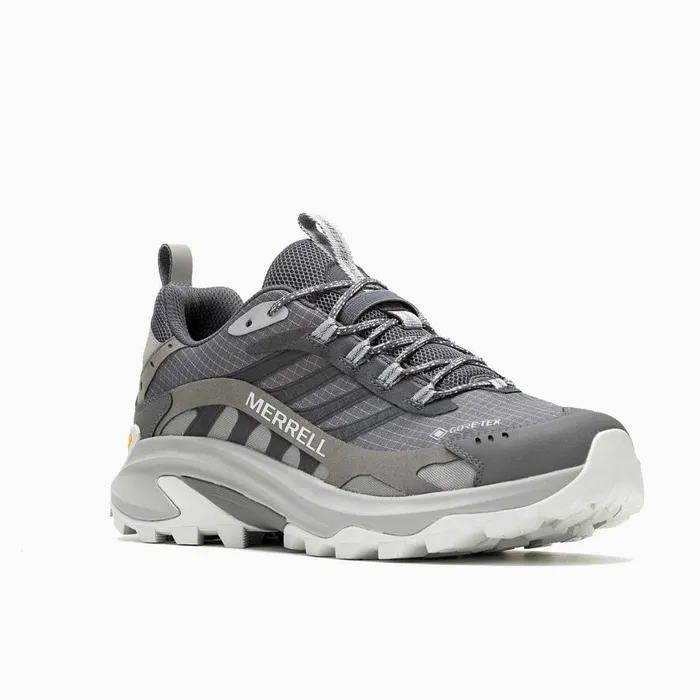 Women Merrell Shoes Moab Speed 2 GORETEX Wide Width Asphalt Women Merrell Shoes Moab Speed 2 GORETEX Wide Width Asphalt