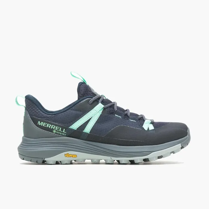 Women Merrell Shoes Siren 4 GORETEX Navy