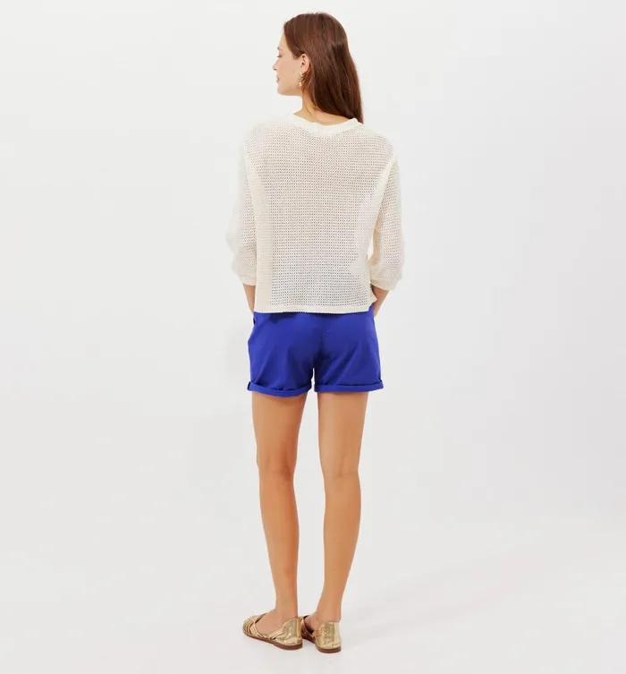 Women Mesh Top 8211 Ecru Promod Tops Women Mesh Top 8211 Ecru Promod Tops