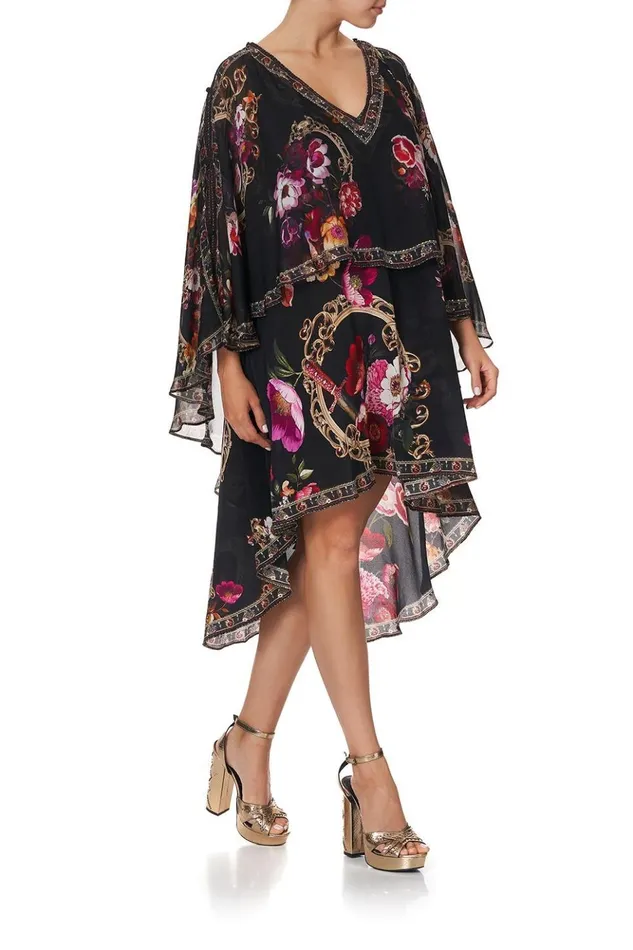 Women Mini Dresses Camilla Cape Overlay Dress Mirror Mirror
