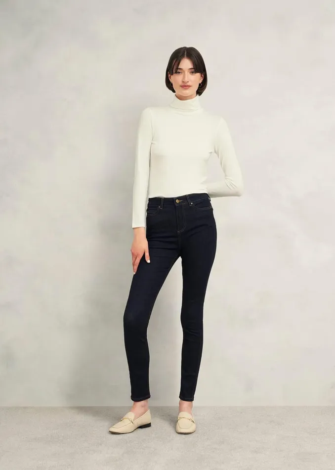 Women Mischa Roll Neck Top Hobbs Ivory Hobbs Tops