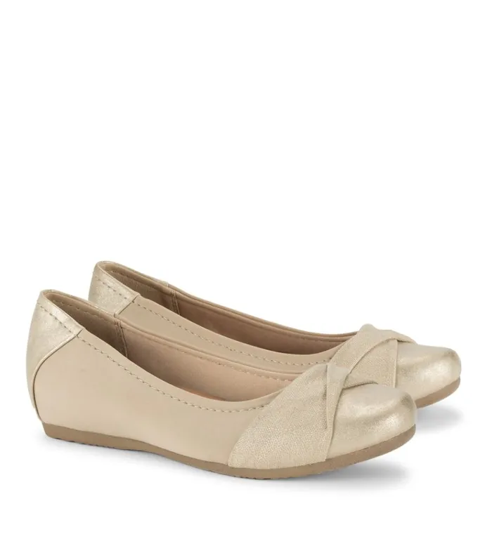 Women Mitsy Casual Flat Light Gold Baretraps Flats and Loafers