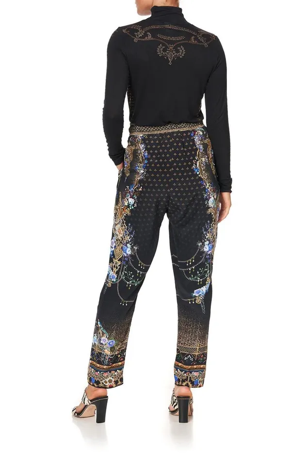 Women Modest Clothing Camilla Jersey Turtleneck Luxe Black