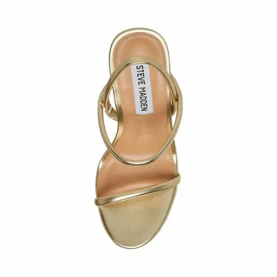 Women MORGAN GOLD Gold Steve Madden Sandals Women MORGAN GOLD Gold Steve Madden Sandals