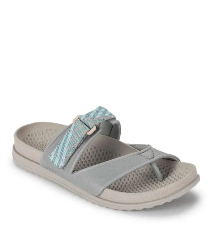 Women Narlie Slide Sandal Light Grey Baretraps Slides and Slip On Sandals
