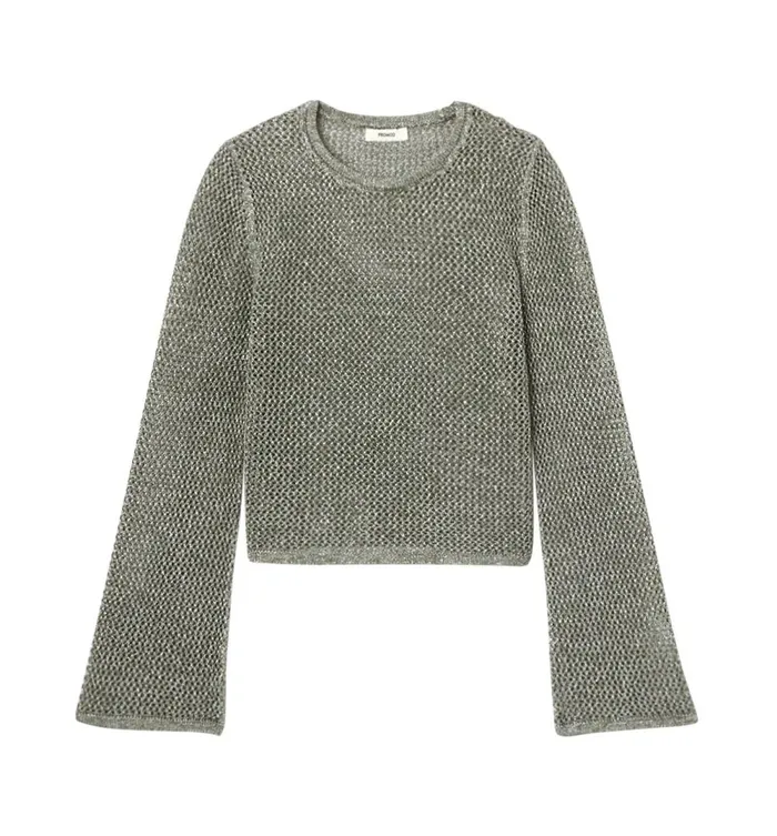 Women Net Jumper 8211 Silver Promod Jumpers And Cardigans Women Net Jumper 8211 Silver Promod Jumpers And Cardigans