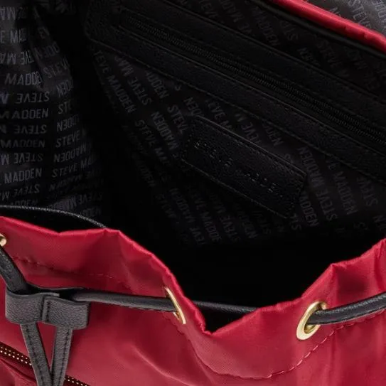 Women NYLON BACKPACK WINE Wine Steve Madden Belt Bags and Backpacks Women NYLON BACKPACK WINE Wine Steve Madden Belt Bags and Backpacks