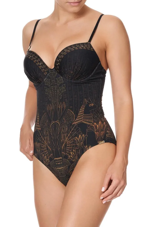 Women One Pieces Camilla Moulded Plunge Cup One Piece Cobra King