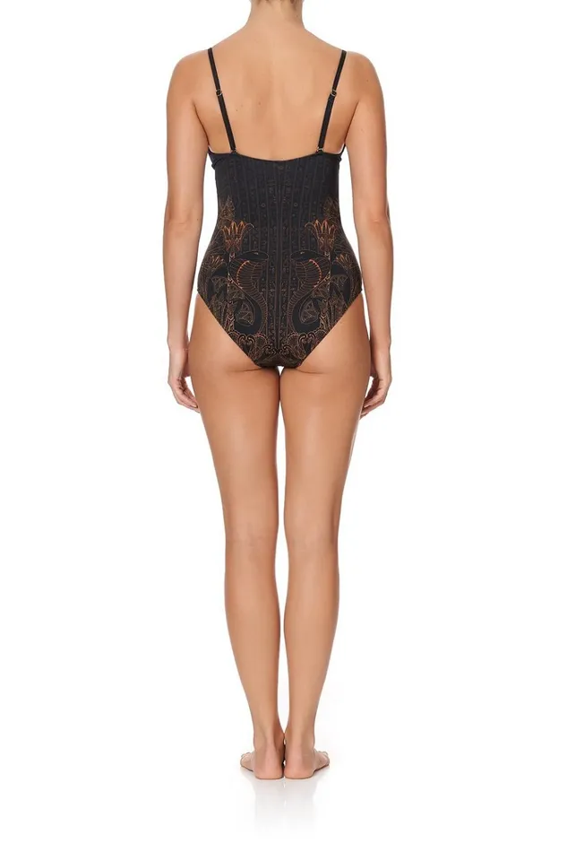 Women One Pieces Camilla Moulded Plunge Cup One Piece Cobra King