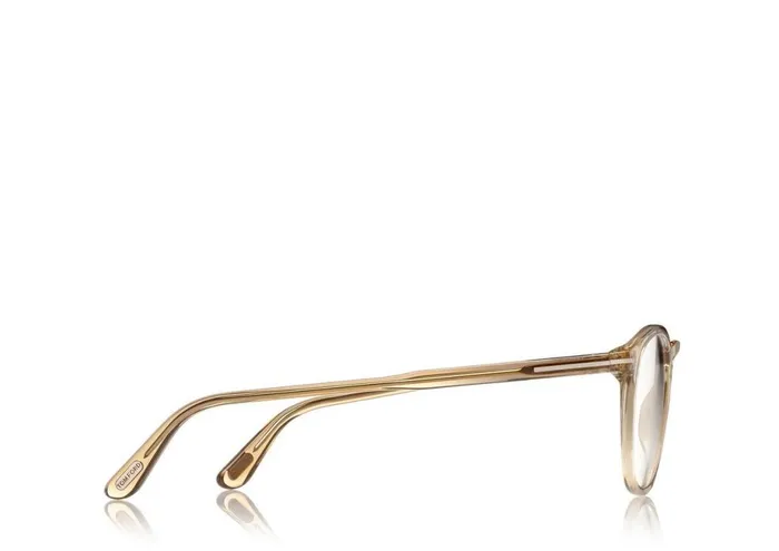 Women OPTICAL Tom Ford Soft Round Optical Frame Opal Honey Women OPTICAL Tom Ford Soft Round Optical Frame Opal Honey