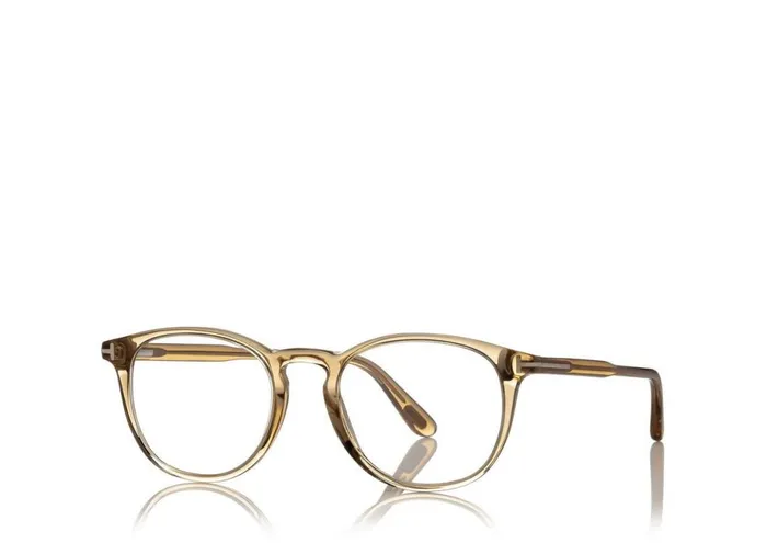 Women OPTICAL Tom Ford Soft Round Optical Frame Opal Honey Women OPTICAL Tom Ford Soft Round Optical Frame Opal Honey