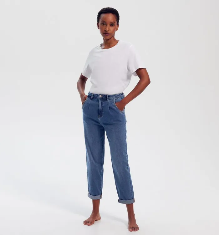 Women Oscar Slouchy Jeans 8211 Medium Denim Promod Jeans