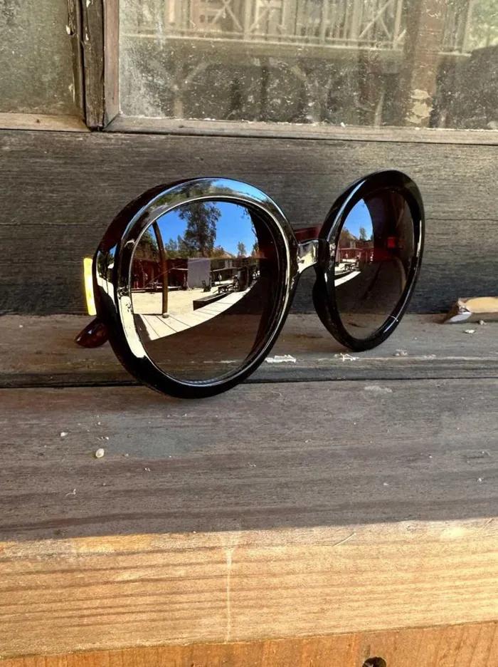 Women Oversized Fashionable Round Sunglasses In Tortoise Jessica Simpson Sunglasses
